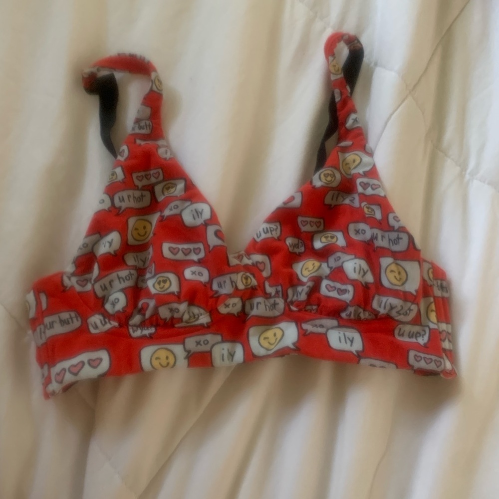 MeUndies Vibrant Red Bralette